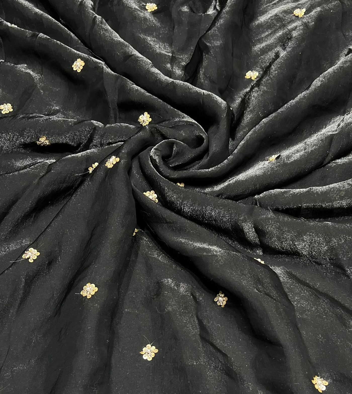 Shiny Soft Falling Fendy Fabric